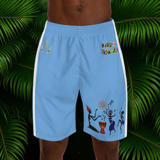 Cultural Dance Men's Jogger Shorts - Happily Celebrating Heritage