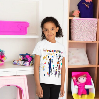 Afro Music Art Kids T-Shirt, Handcrafted Tee for Children, Kid's Graphic Tee