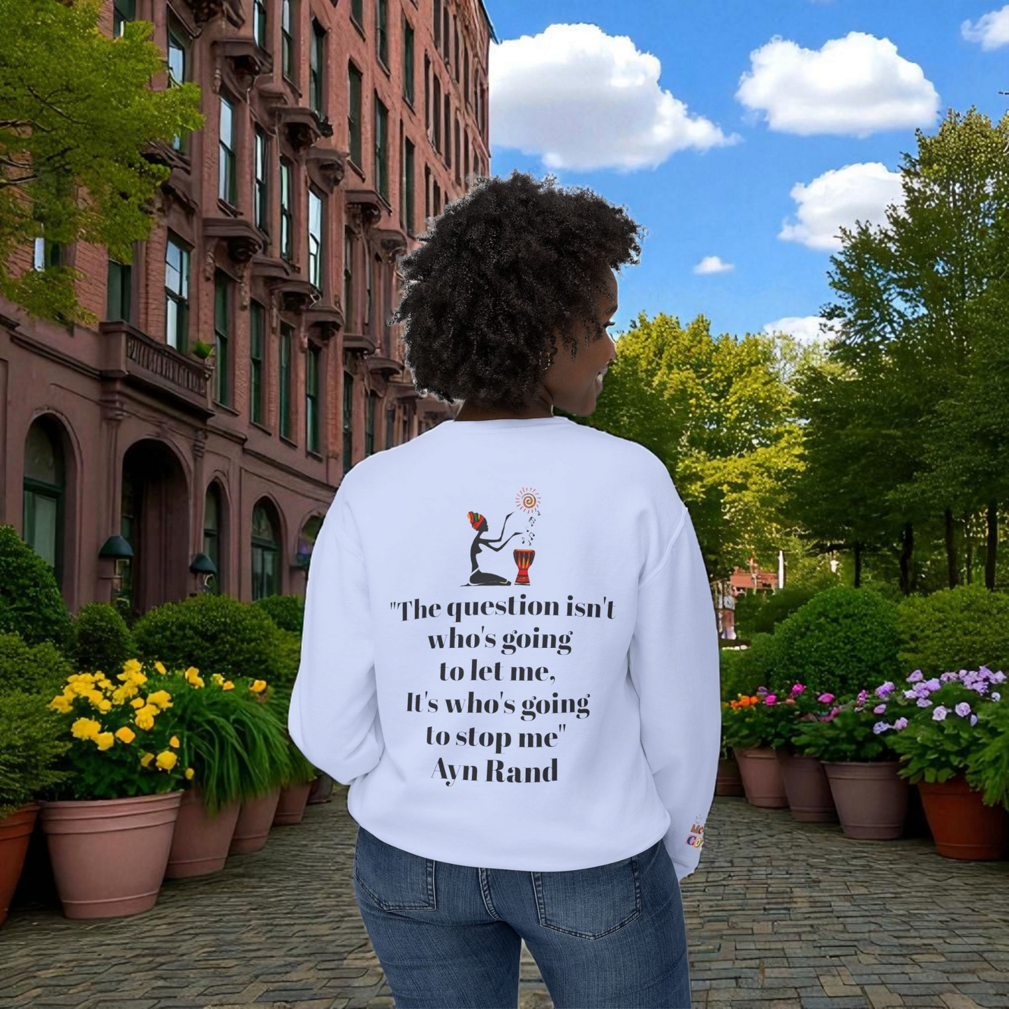 African-inspired Unisex Streetwear, Handcrafted Art with Motivational Quotes