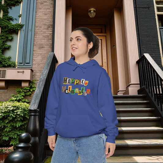 Afro Music Cartoon Unisex Hoodie, Hand Drawn Graphic Sweatshirt, Music Lover Gift