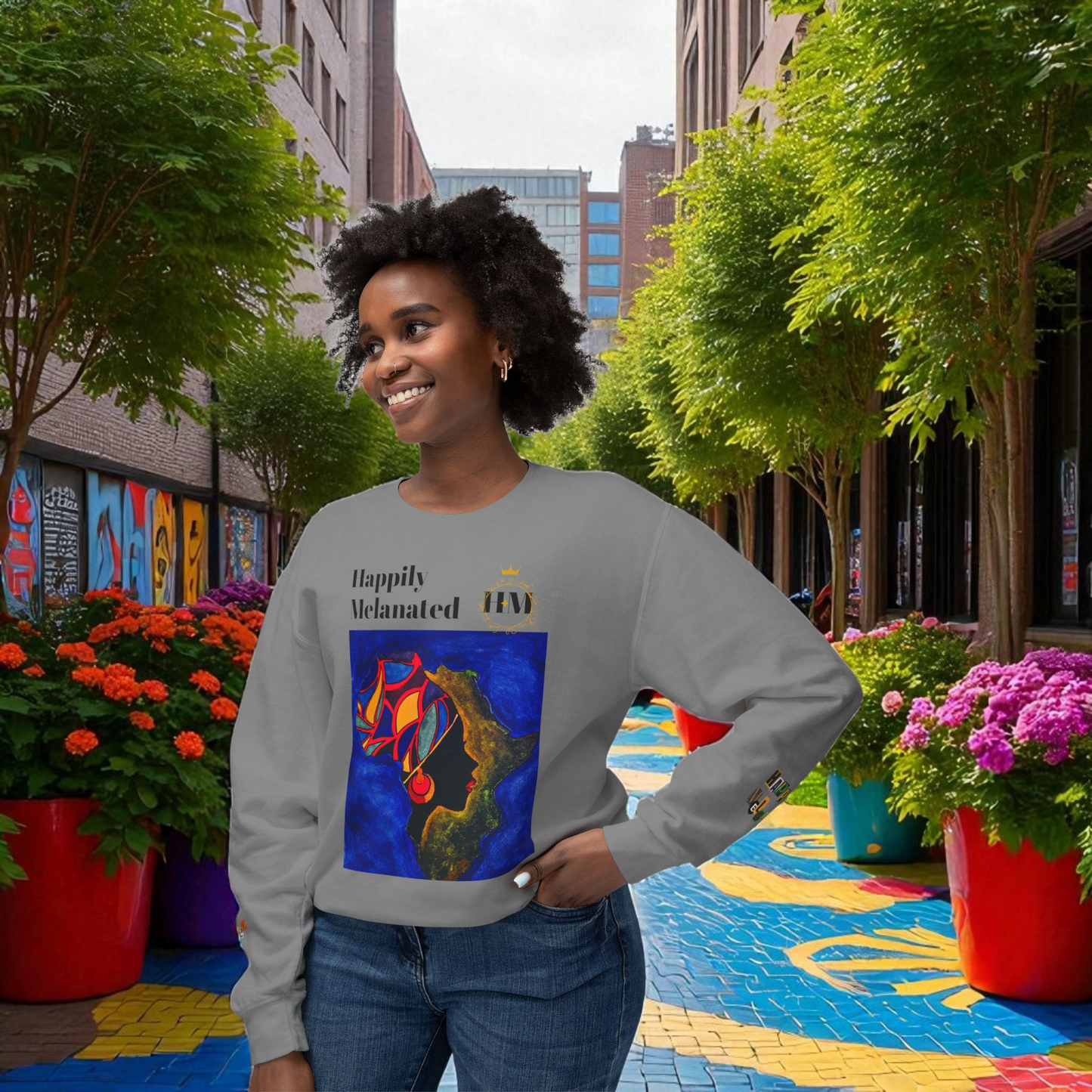 African-inspired Unisex Streetwear, Handcrafted Art with Motivational Quotes