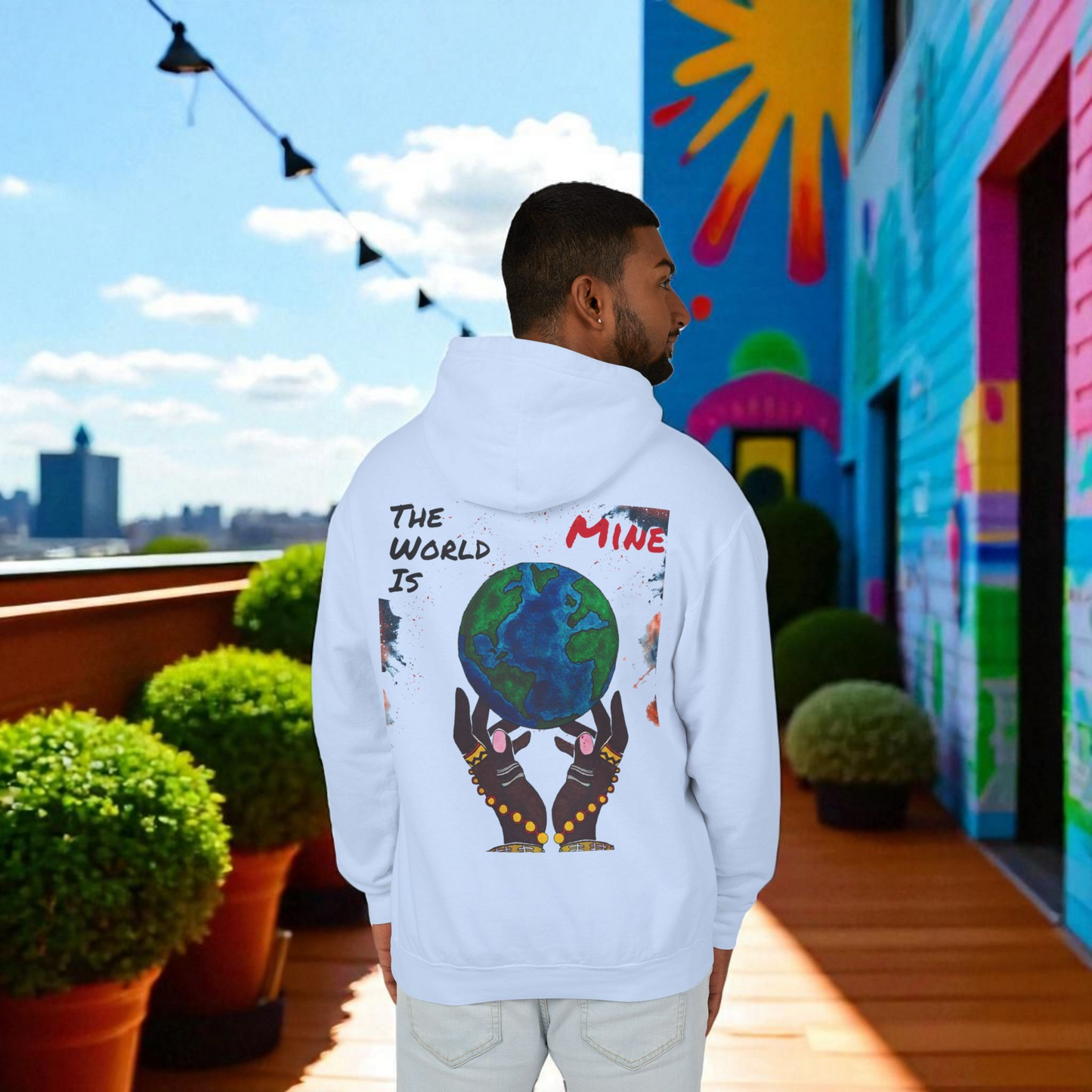 Galactic Art Unisex Hoodie, Space Design Pullover Sweatshirt, Celestial Unisex Hoodie