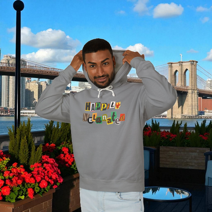 Afrocentric Jazz Music Lightweight Hooded Sweatshirt, Piano Art Graphic, Music Lover Gift