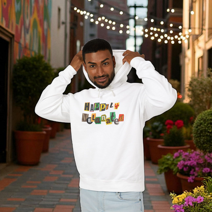 African Continent Art Graphic Unisex Hoodie, Lightweight Sweatshirt