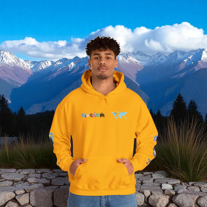 Vacation Theme Graphic Unisex Hoodie, Travel Enthusiast Sweatshirt