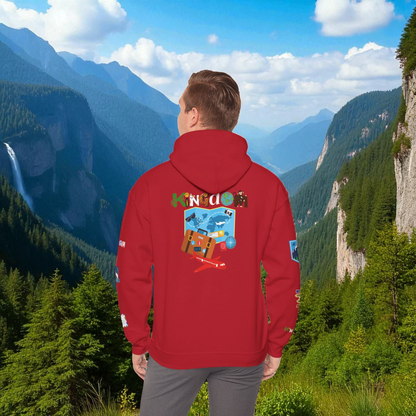 Vacation Theme Graphic Unisex Hoodie, Travel Enthusiast Sweatshirt, Wanderlust Hooded Pullover