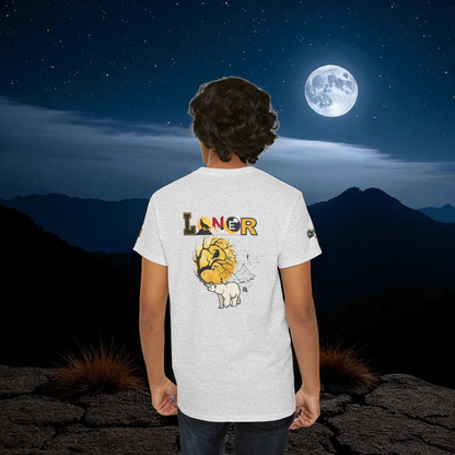 Polar Bear Graphic Unisex Tee, Wild Animal Introvert Graphic T-Shirt, Wildlife Lover Tee