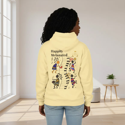 Handcrafted Afro Music Graphic Hoodie - Unisex Lightweight Hooded Sweatshirt, Hipster Hoodie