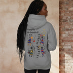 Handcrafted Afro Music Graphic Hoodie - Unisex Lightweight Hooded Sweatshirt, Hipster Hoodie Printify