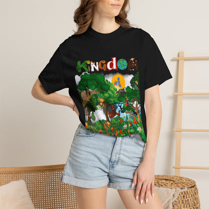 Monkey Graphic Jungle Animals T-shirt, Wildlife Lover Tee, Safari Theme Shirt