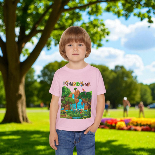Animal Jungle Heavy Cotton™ Toddler T-shirt - Cute Safari Kids Shirt, Wildlife Graphic Tee