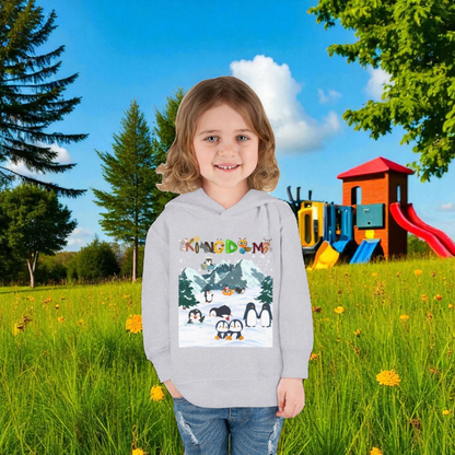 Penguin Toddler Hoodie, Arctic Animals Kids Fleece Sweatshirt, Animal Graphic Children's Pullover