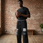 Dallas Cowboys Inspired Plaid Waistband Barrel Unisex Sweatpants