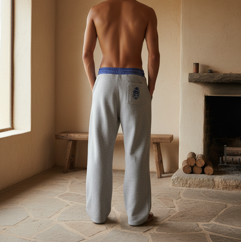 Dallas Cowboys Inspired Plaid Waistband Barrel Unisex Sweatpants