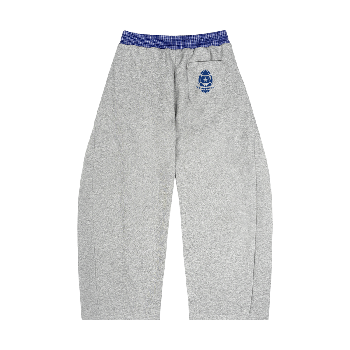 Dallas Cowboys Inspired Plaid Waistband Barrel Unisex Sweatpants