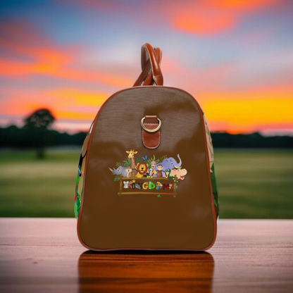 Vibrant Jungle Waterproof Travel Bag - Eco-Friendly Adventure Tote
