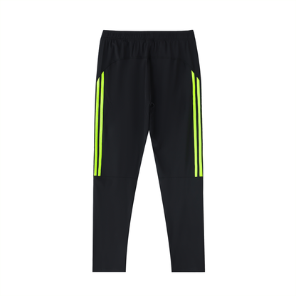Jamaica Flag Themed  Unisex Side Stripe Running Pants