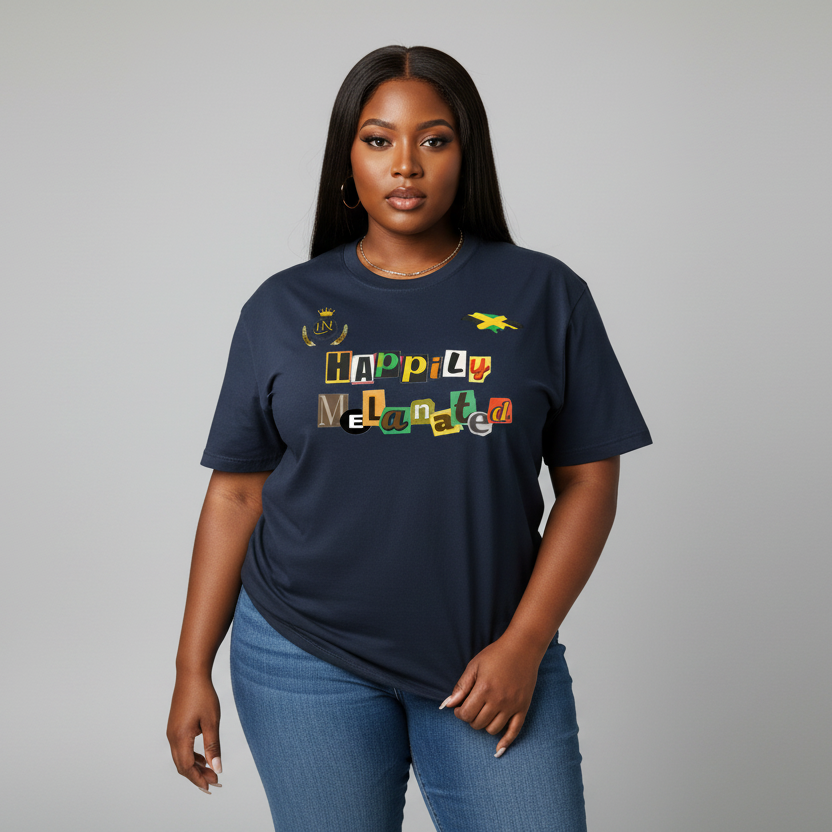 Jamaica Flag Themed Graphic Vintage Wash Cotton Unisex T-Shirt