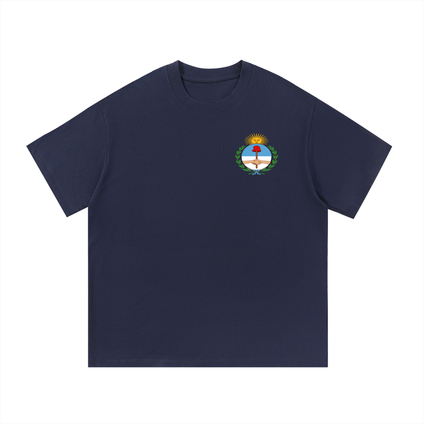 Argentina Flag Art Graphic Unisex Essential Cotton T-Shirt