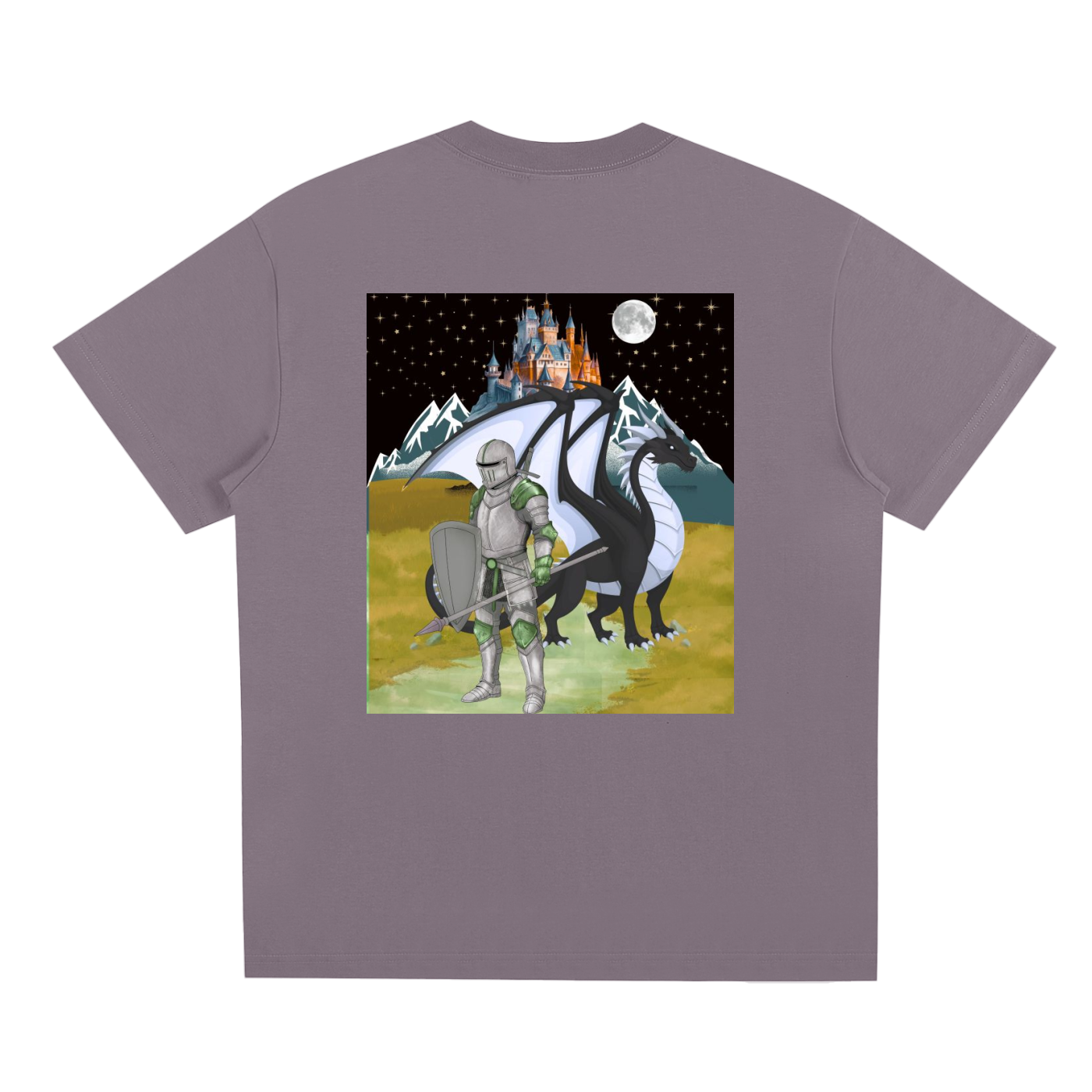 Medieval Themed Tee, Knights and Dragon Fans, Unisex Graphic T-shirt