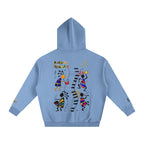 Afro Music Cartoon Unisex Oversize Fleeced Hoodie ODMPOD