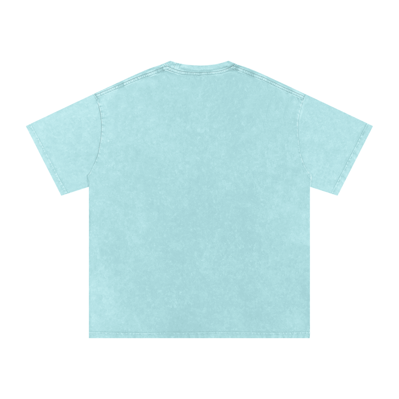 Future Robot Dystopia Graphic Snow Washed Oversized Cotton Unisex T-Shirt