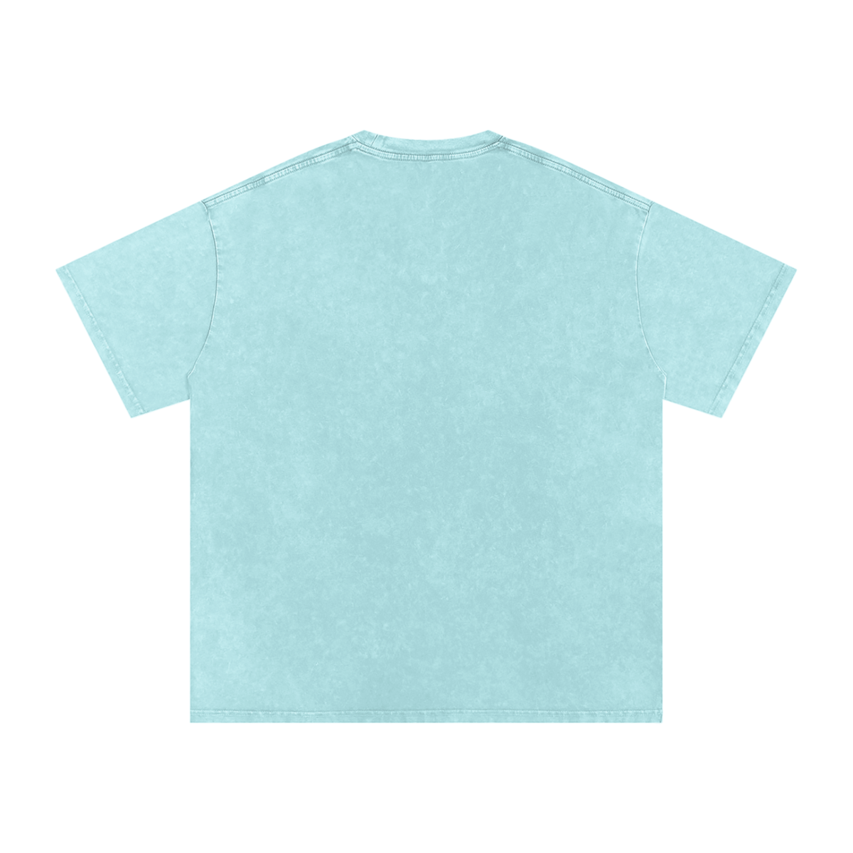 Oversized Unisex Cotton T-Shirt featuring a Snow-Washed Future Robot Dystopia Graphic
