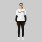 I See Humans Graphic Unisex Layered Contrast Sleeve Cotton T-Shirt ODMPOD