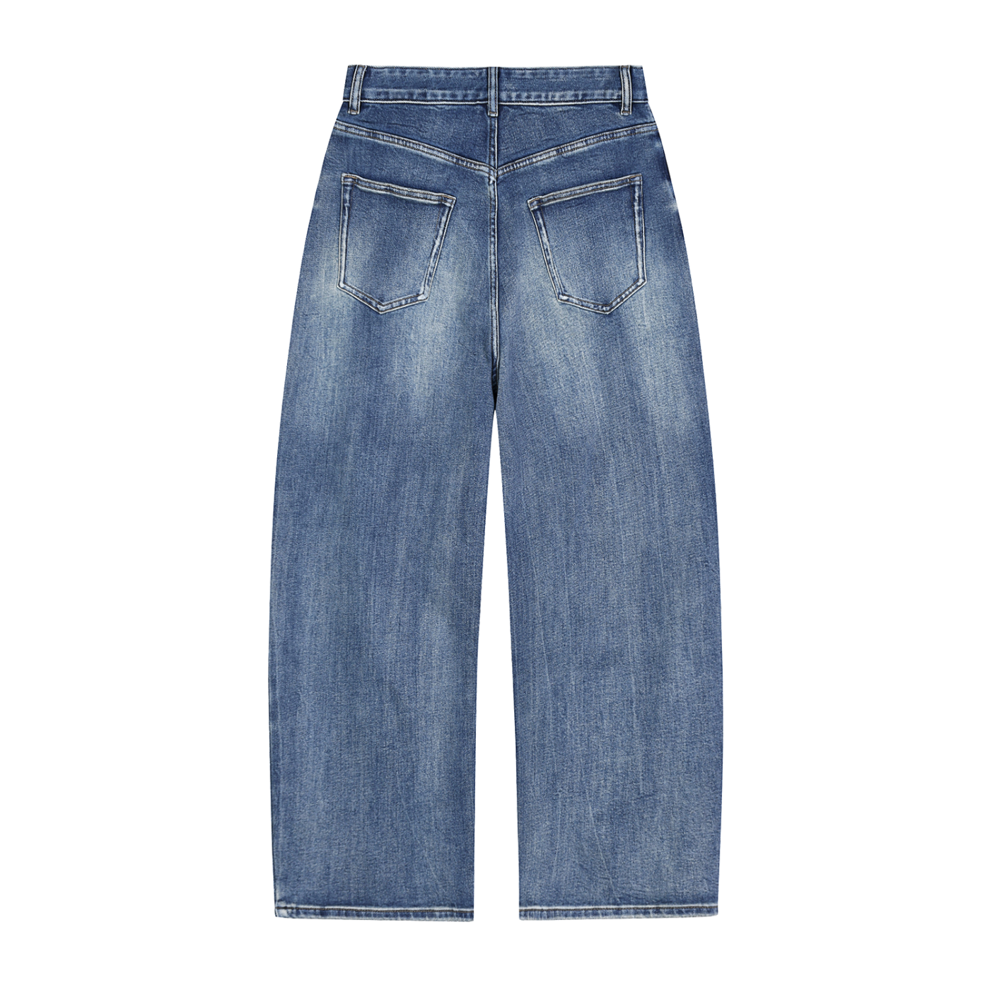90s Themed Graphic Unisex Sun Fade Heavyweight Denim Jeans