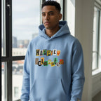 Afro Music Cartoon Unisex Oversize Fleeced Hoodie ODMPOD