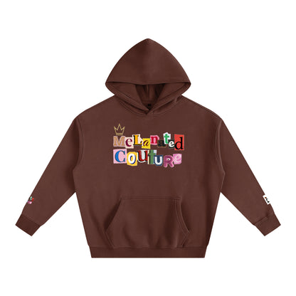 Crowned Black Woman Art Graphic Unisex Oversize Fleeced Hoodie