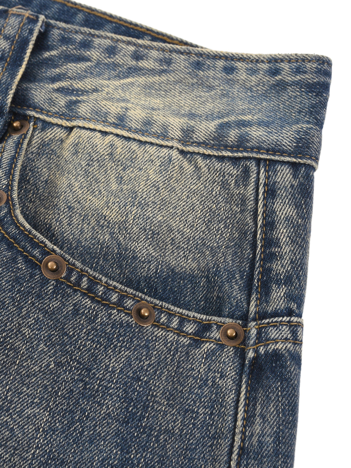 Unisex Vintage Wash Baggy Denim Shorts Featuring Tiger Graphic Art ODMPOD