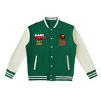 Football Fan Graphic Unisex Two-Tone Fleeced Varsity Jacket