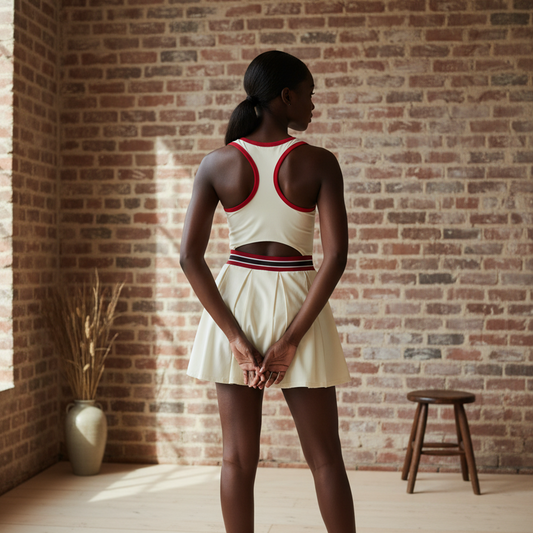 Trinidad and Tobago Flag Art Women's Color Block A-Line Sleeveless Dress