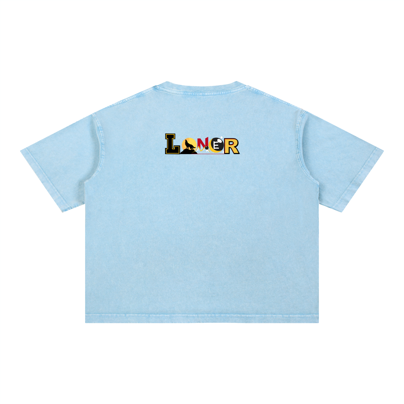 Sad Soul Graphic Unisex Mineral Wash Boxy Cotton T-Shirt