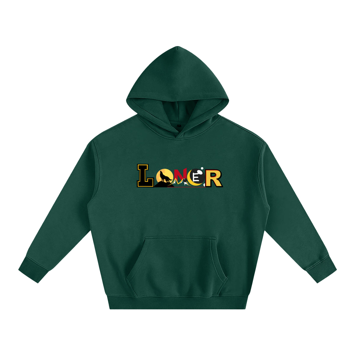 Unisex Medieval Themed Oversize Fleeced Hoodie, Knights and Dragon Fans ODMPOD