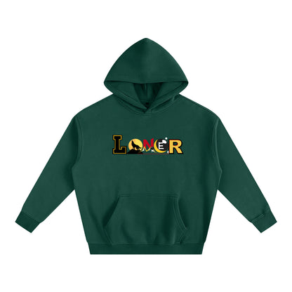 Unisex Medieval Themed Oversize Fleeced Hoodie, Knights and Dragon Fans