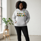 Unisex Oversized Fleece Hoodie Featuring a Jamaica Flag-Inspired Graphic Design ODMPOD