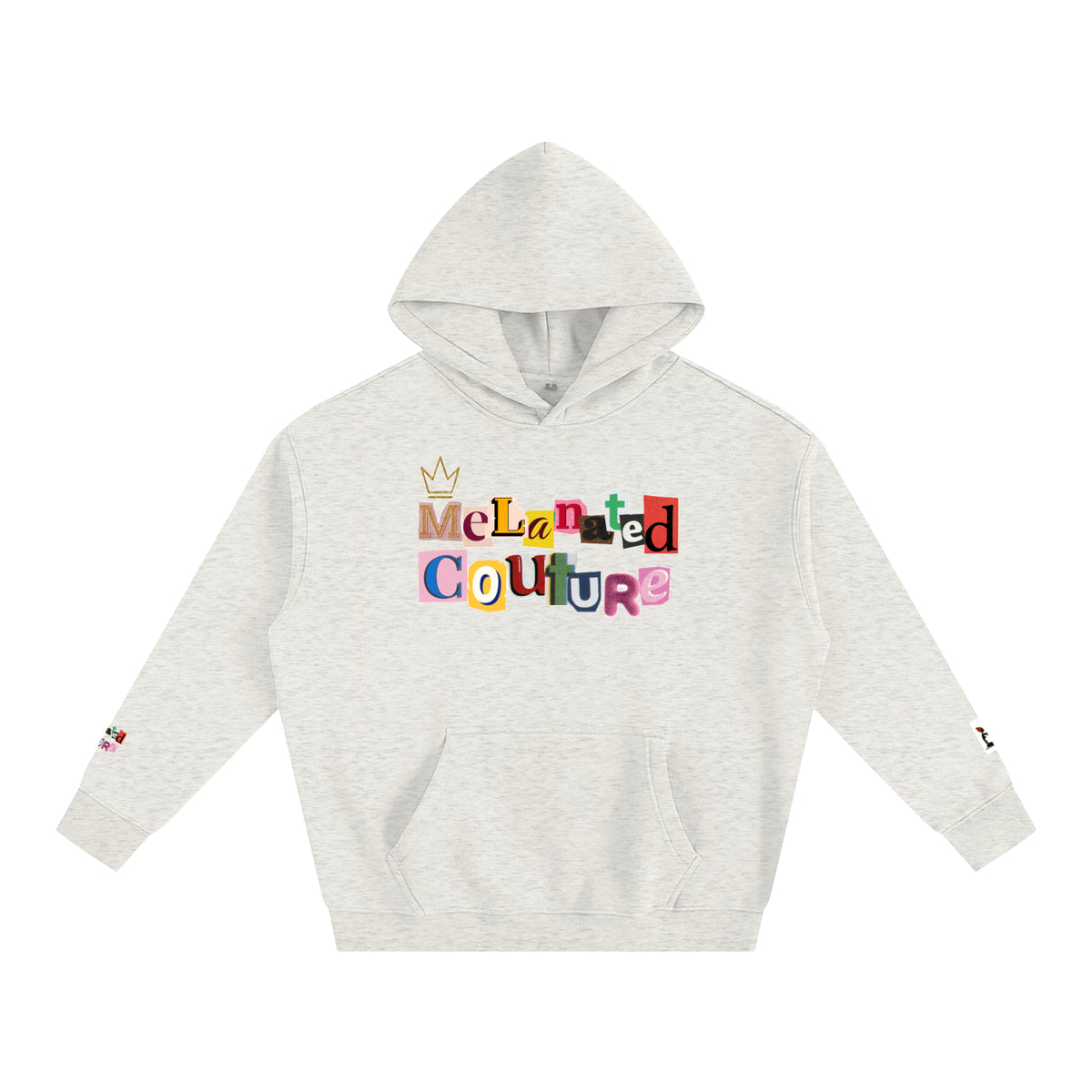 Crowned Black Woman Art Graphic Unisex Oversize Fleeced Hoodie ODMPOD