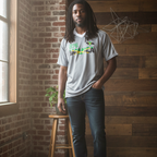 Jamaican Pride &  Flag Themed Shadow Stripe Collared Unisex Soccer Jersey