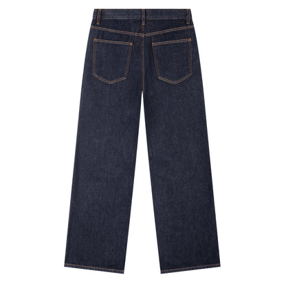 Colorful Graffiti Music Themed Graphic Men's Heavyweight Straight Leg Denim Jeans