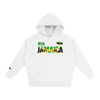 Jamaican Pride and Flag Themed Graphic Fleeced Unisex Hoodie