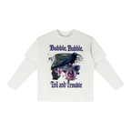 Gothic Raven Art Graphic Unisex Sunfade Layer T-Shirt