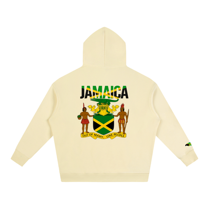Jamaican Pride and Flag Themed Graphic Fleeced Unisex Hoodie