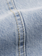 Men’s Vintage-Wash Sunfaded Barrel-Leg Jeans Featuring DJ Graffiti Graphic Art ODMPOD