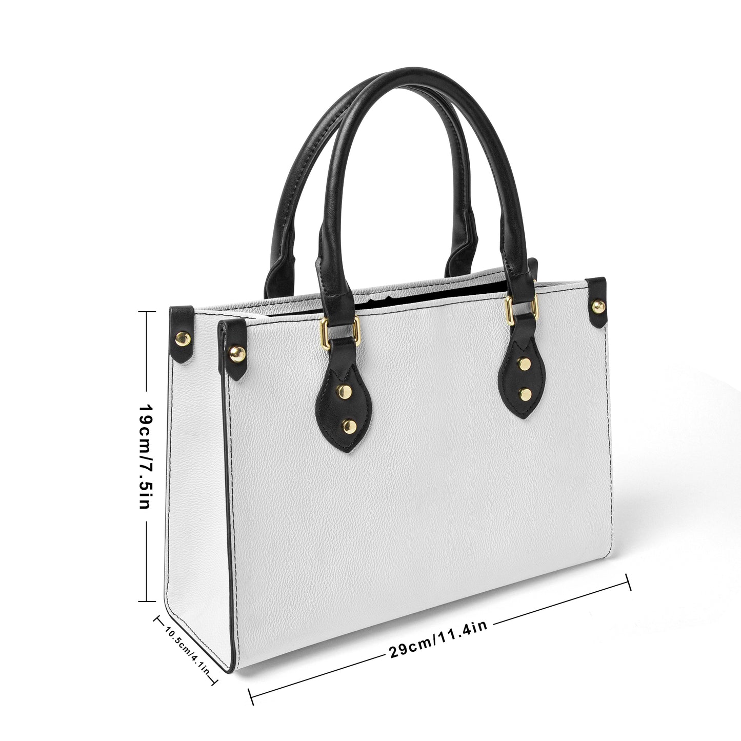 Colorful Embroidery Inspired Floral Themed Women's Tote Bag With Black Handle
