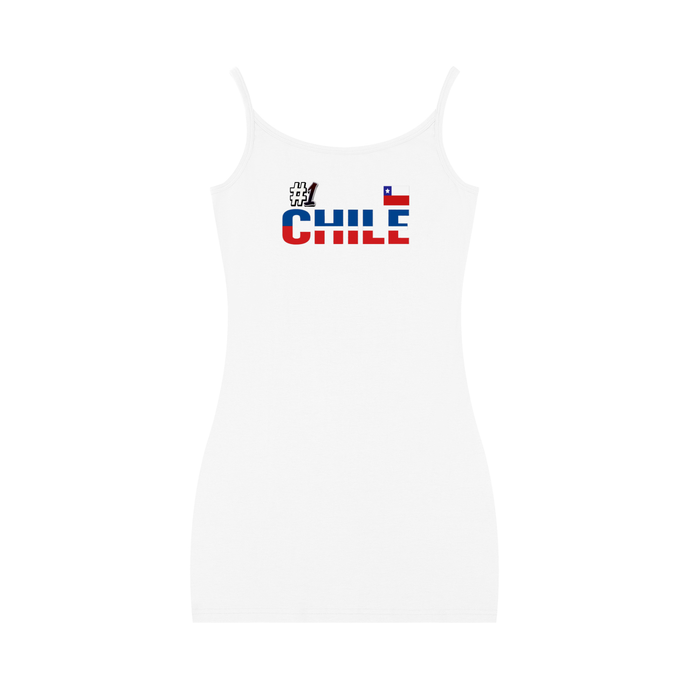 Chile Flag Art Women's Solid Tight Sleeveless Dress