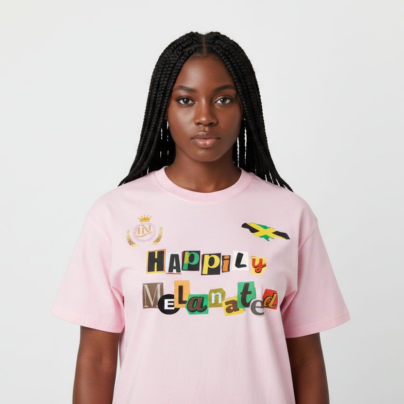 Jamaica Flag Themed Graphic Vintage Wash Cotton Unisex T-Shirt