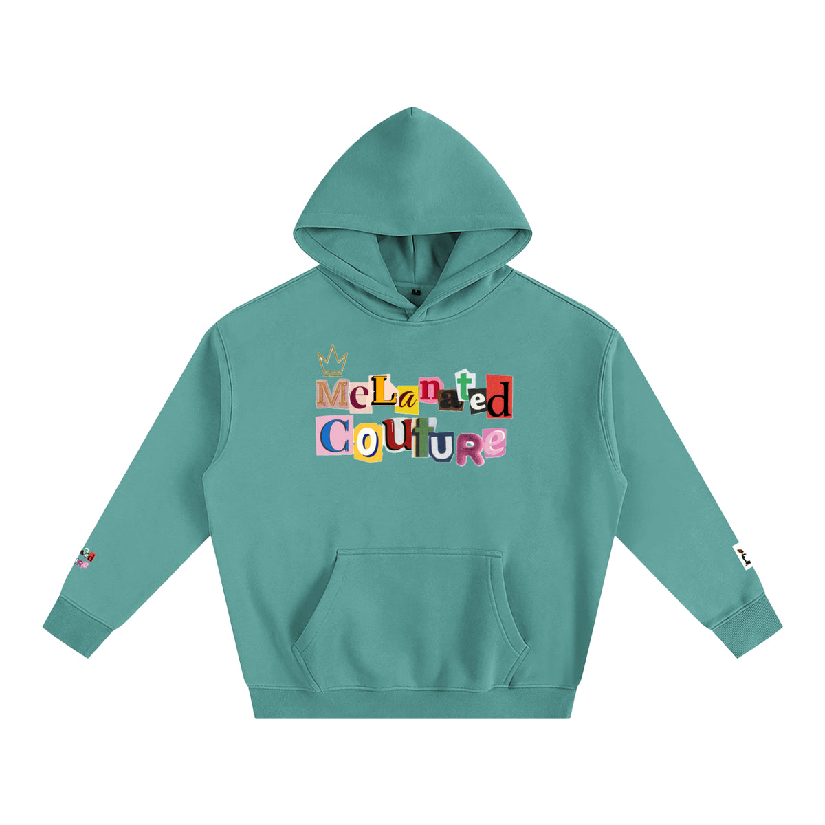 Crowned Black Woman Art Graphic Unisex Oversize Fleeced Hoodie ODMPOD