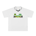 Jamaican Pride Themed Graphic V-Neck Unisex Soccer Jersey